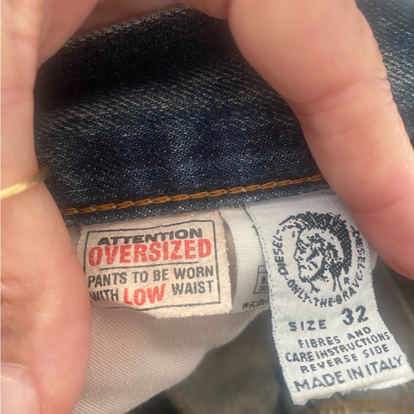 Diesel Men's Relaxed Blue Jeans made in Italy - Picture 3 of 8